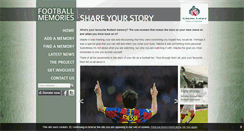 Desktop Screenshot of footballmemories.org.uk